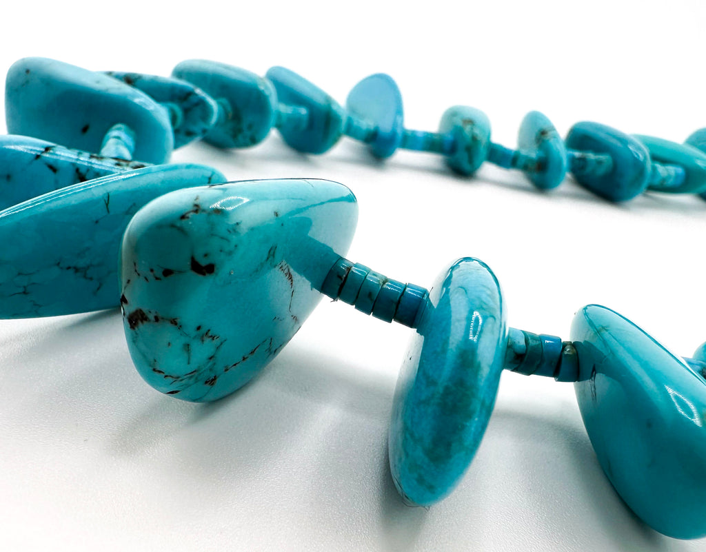 Turquoise (American) and Sterling Silver Necklace